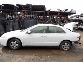 2003 HONDA ACCORD LX WHITE 4DR 2.4L VTEC AT A18800